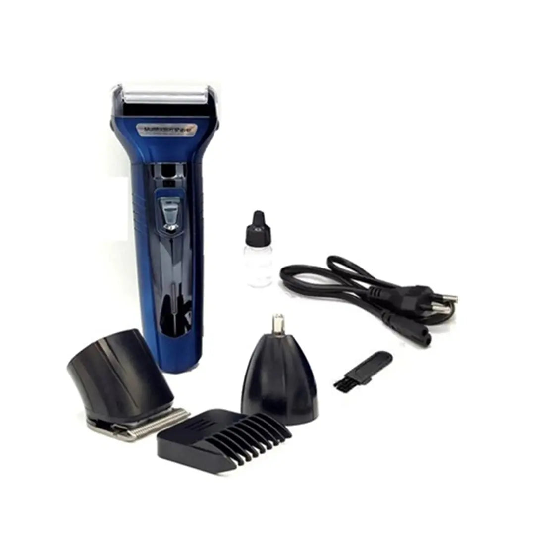 Kemei 3-in-1 Super Grooming Kit – Hair Trimmer, Beard Shaver & Nose Hair Remover for Men