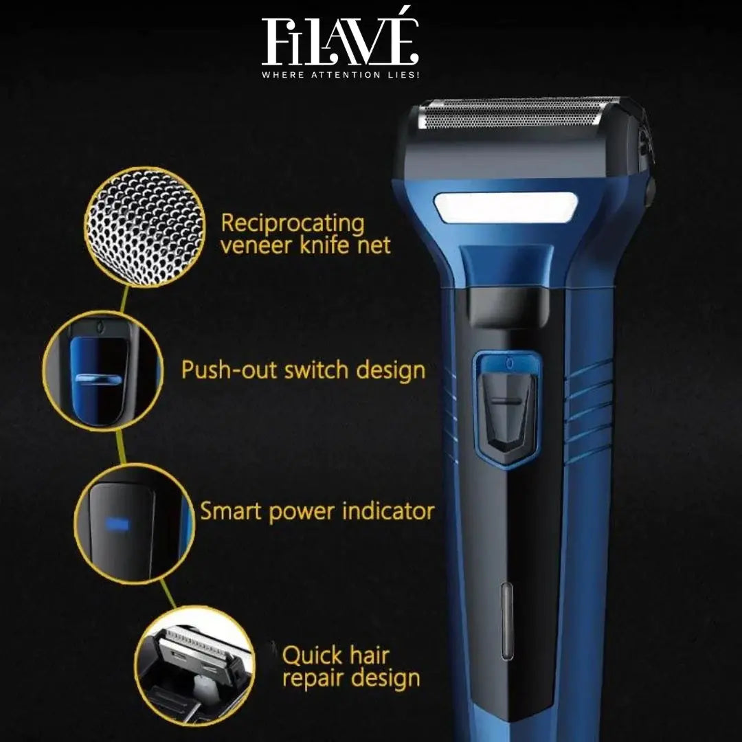 Kemei 3-in-1 Super Grooming Kit – Hair Trimmer, Beard Shaver & Nose Hair Remover for Men