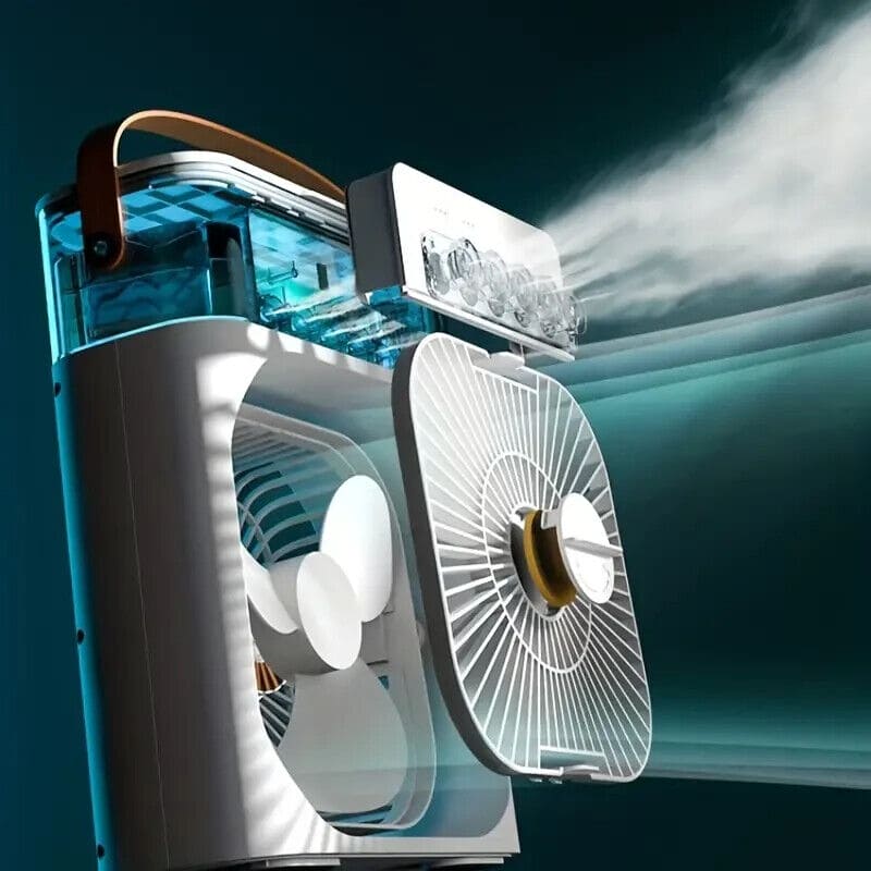 Portable Mini Cooler Fan | 3-in-1 USB Mini AC Cooler Fan with Humidifier