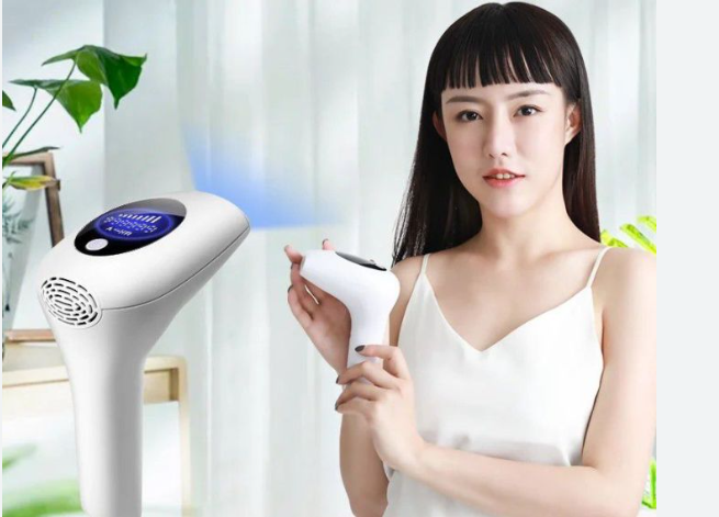 IPL Laser Hair Removal Device – Permanent Hair Removal Machine for Face & Body (With Glasses & Razor)