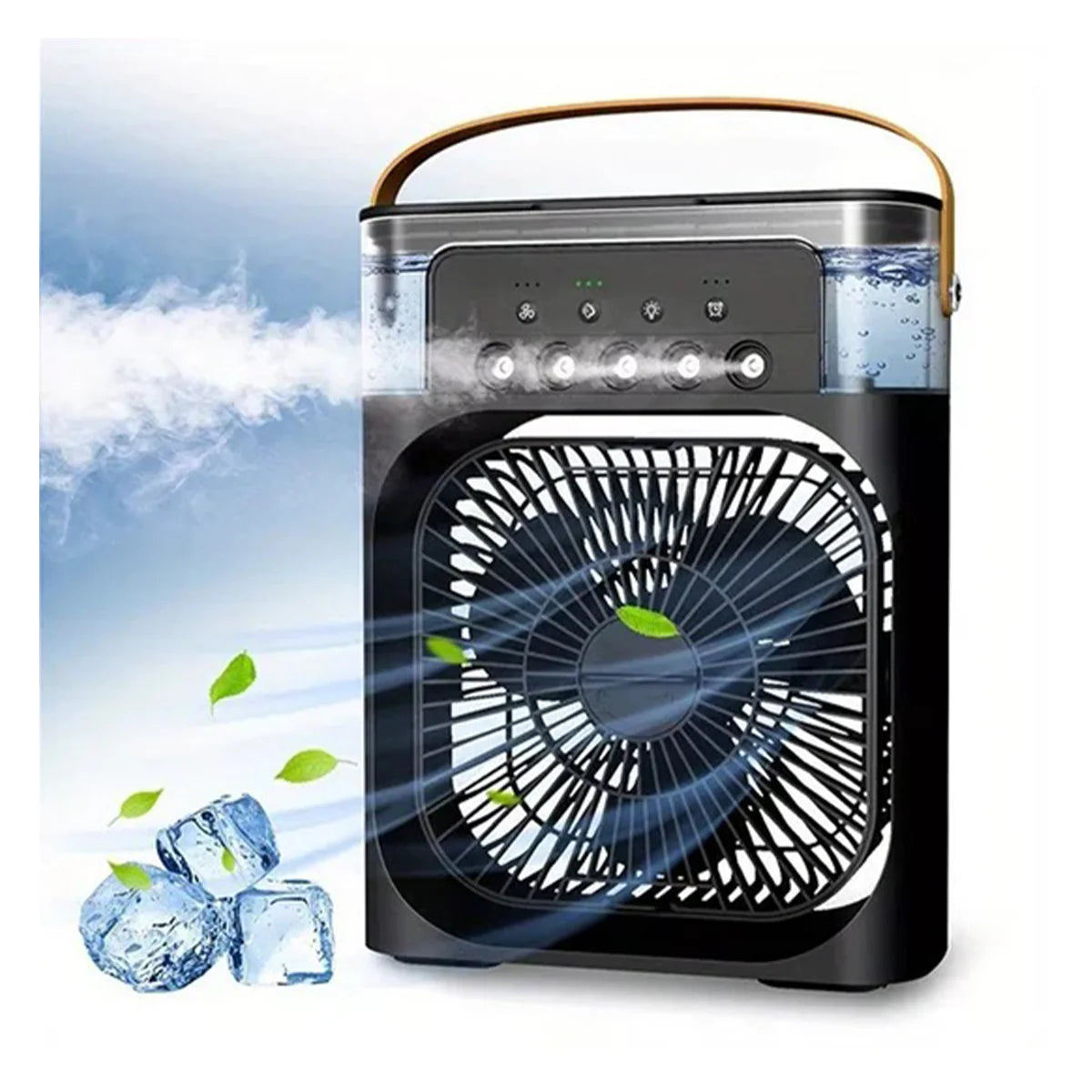 Portable Mini Cooler Fan | 3-in-1 USB Mini AC Cooler Fan with Humidifier